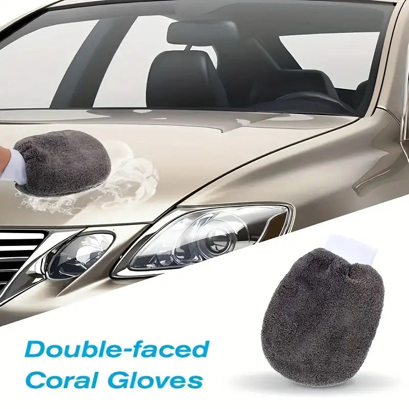 9 Pcs Car Wash Cleaning Microfiber kit