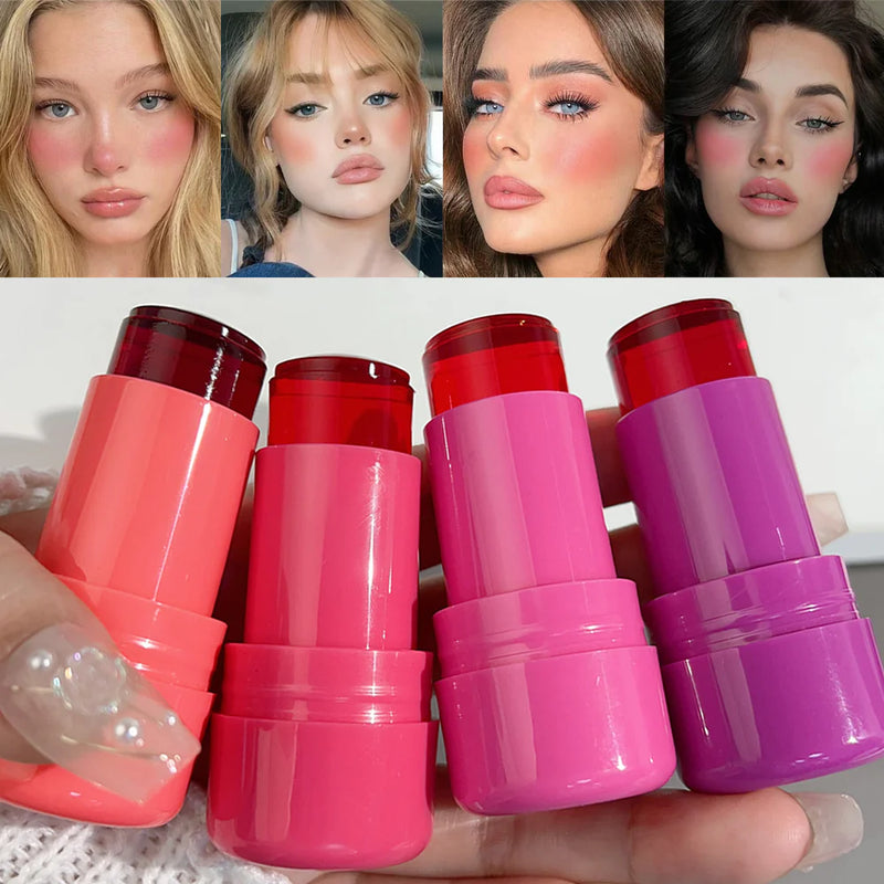 Water Jelly Lip Tint + Cheek Blush Stain (Pack of 4)🥰