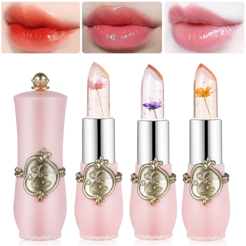 Flower Power Lip Gloss: 6-Piece Temperature-Changing Set