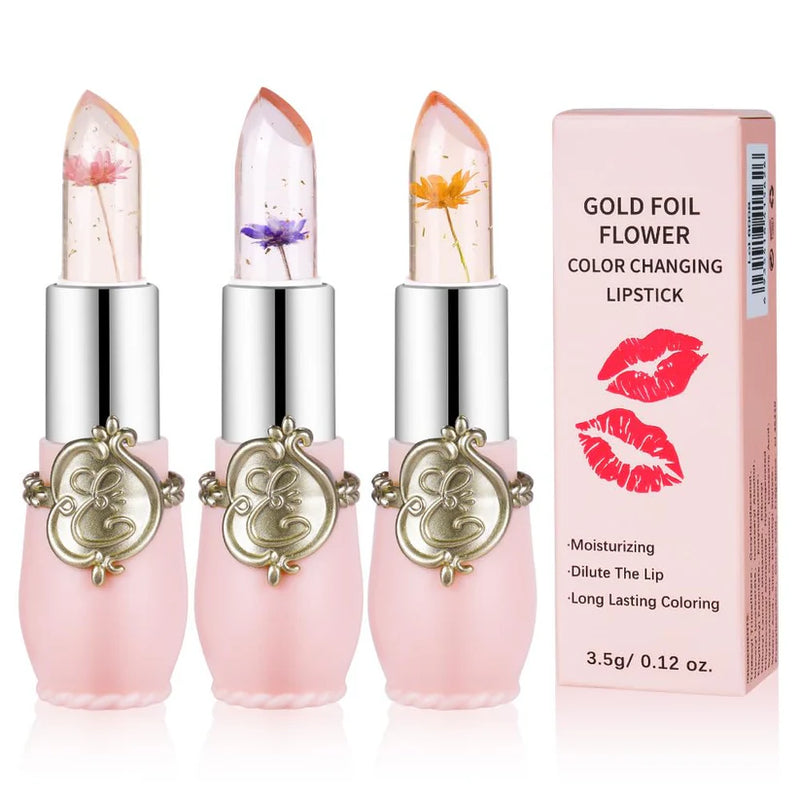 Flower Power Lip Gloss: 6-Piece Temperature-Changing Set