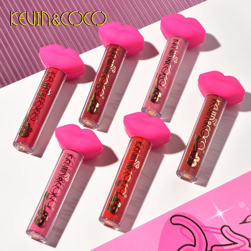 6-Color Rock and Roll Matte Lip Gloss Set