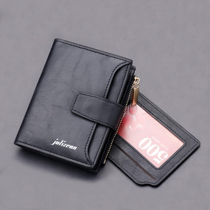 Compact Leather Wallet - Stylish and Functional Everyday Accessory