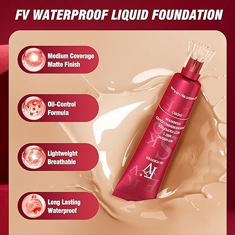 FV Skin Liquid Foundation Full Coverage Formula (Buy 1 Get 1 Free 🔥😎)
