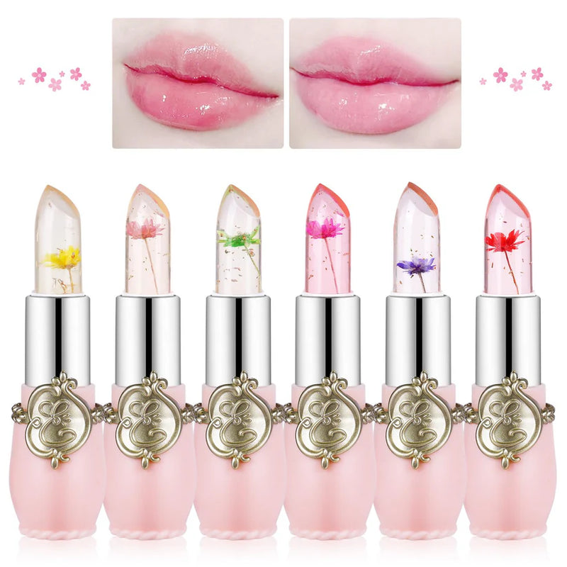 Flower Power Lip Gloss: 6-Piece Temperature-Changing Set