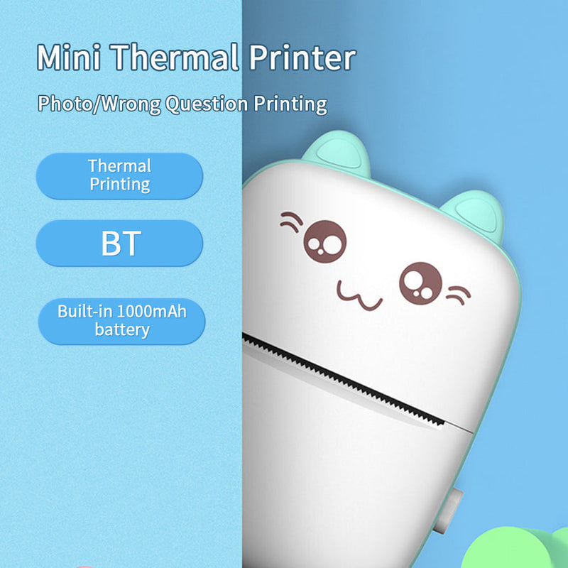 Mini Portable Thermal Printer – High-Resolution, Wireless, and Compact