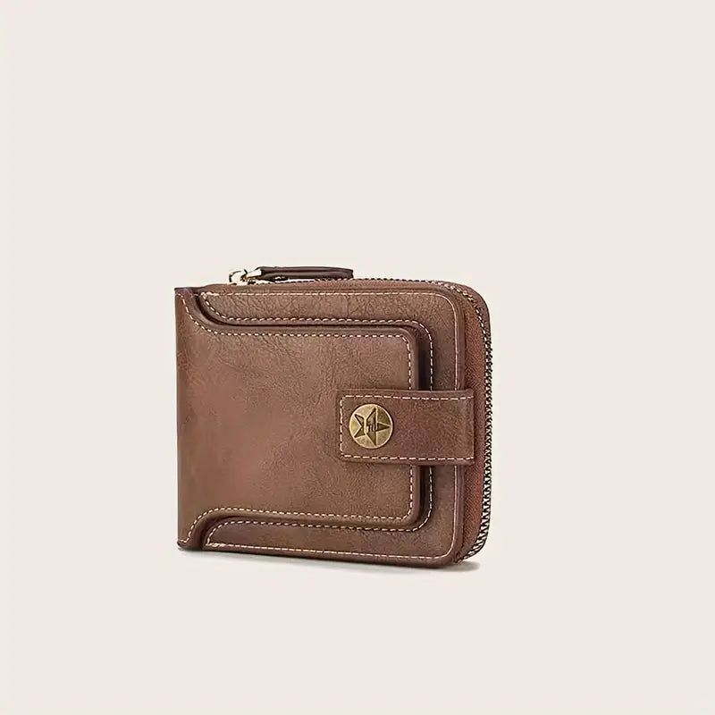 Men's Stylish Tree Pattern Wallet - Compact, Versatile, and Durable