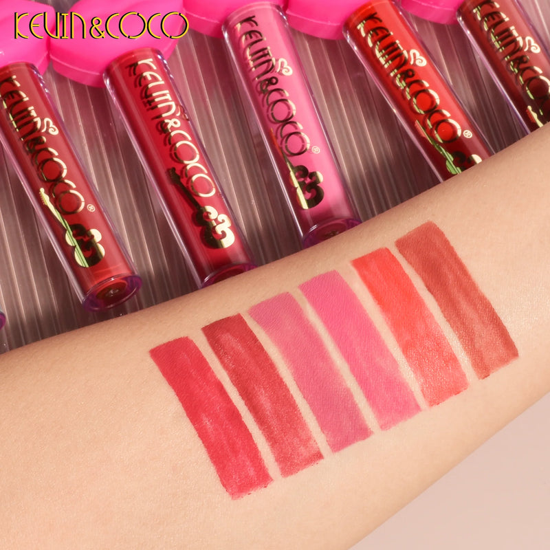 6-Color Rock and Roll Matte Lip Gloss Set