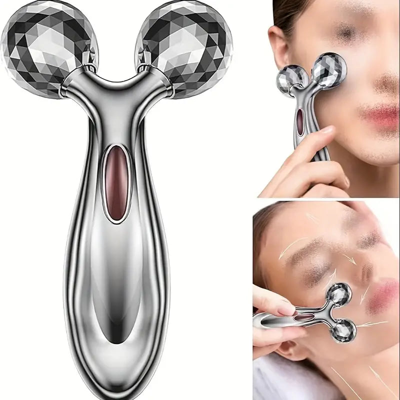 Manual 3D Roller Massager For Face