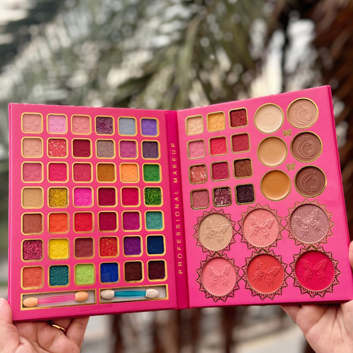 66 Colors Pattern Matte Eyeshadow and face Palette