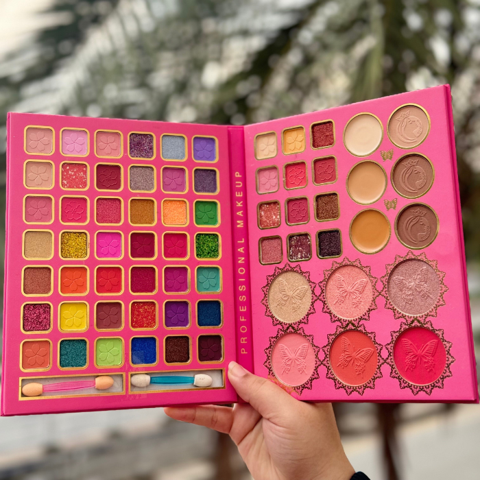 66 Colors Pattern Matte Eyeshadow and face Palette