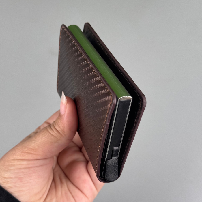 Vintage Carbon Fiber Men's Wallet