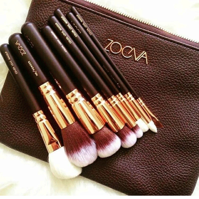 Zoeva Pouch Makeup Brushes Set (Pack Of 12)