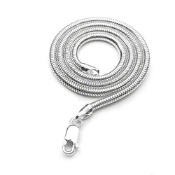 5MM 24-Inch Stainless Steel Herringbone Chain Necklace