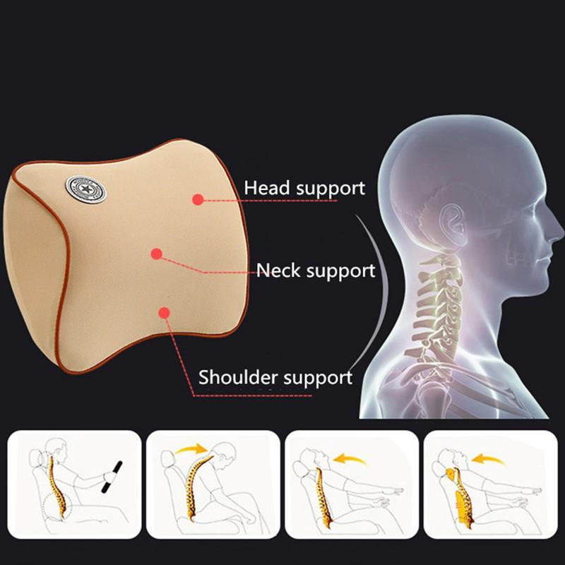 Comfort Car Neck Pillow and Lumbar Cushion