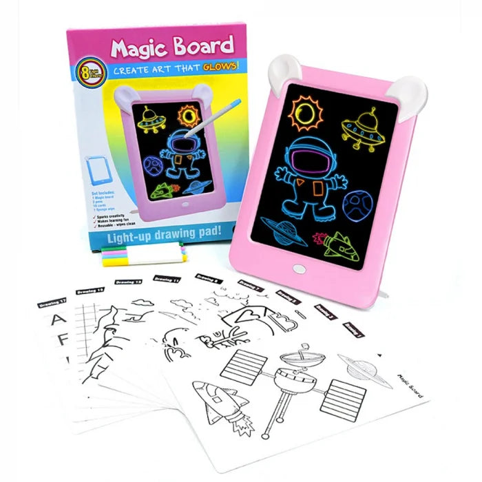Magic Board Light Up Drawing Pad – Stylish Spectrum
